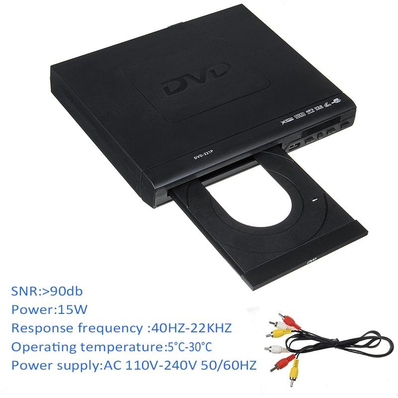 Multi System 1080P DVD Player Portable USB 2.0 3.0 DVD Player Multimedia Digital DVD TV Support HDMI CD SVCD VCD MP3
