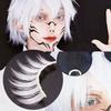 Sztuczne Rzęsy Miękkie Wygodne w Noszeniu Włókno Anime Białe Sztuczne Rzęsy na Maskaradę