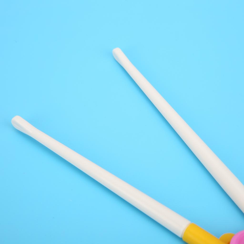 1 Pair Children s Training Chopsticks Flat Rounded Head Reusable Learning Chopstick Helper