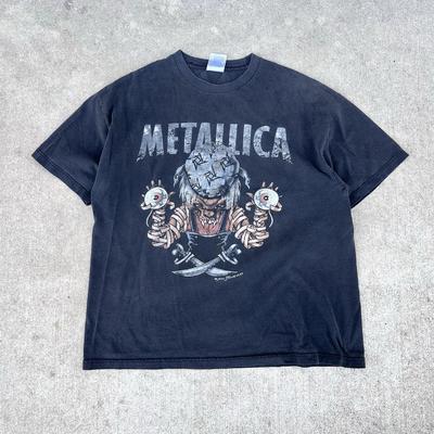 Vintage Y2K Metallica Pushead Skull Shirt Metal Band Tee Unisex T-Shirt