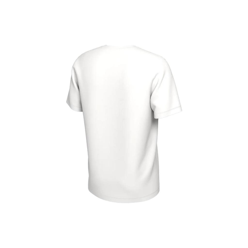 Nike T Shirts Men's White Crew Neck Moderate Straight Fit HF4399-100
