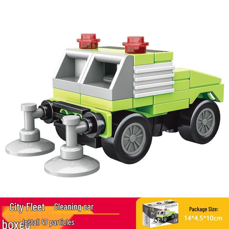 Fang Cheng Educational Building Blocks City Guard Car Puzzle Toy for Boys