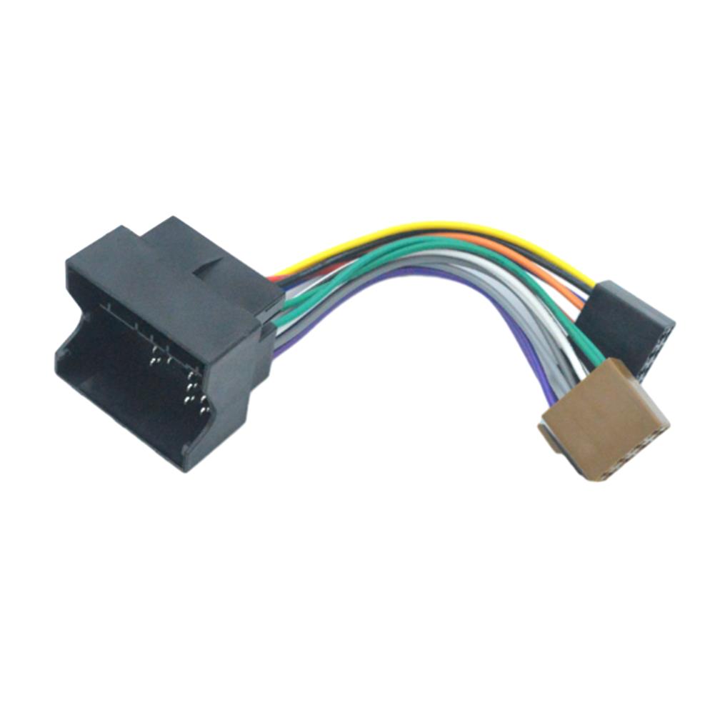Car ISO Radio Stereo Wiring Harness Adapter For Golf ISO Cable Connector Plug 12V Car Electronics Accessories