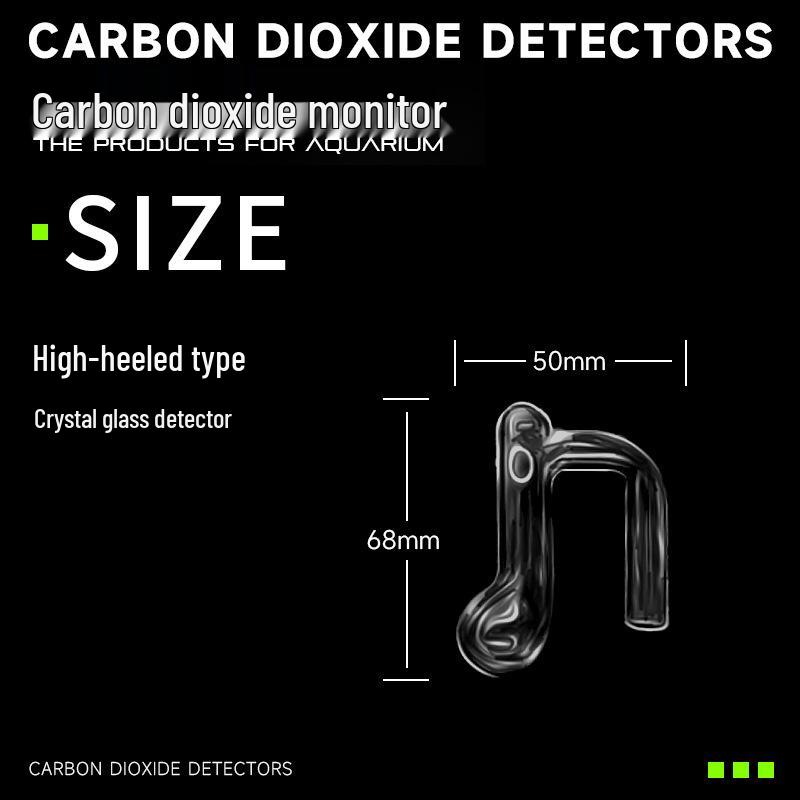 Aquarium CO2 Monitor with High Borosilicate Glass Detector