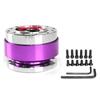 Car Modification Quick Release Steering Wheel Hub Adapter 6 Hole Snap Off Boss Kit Aluminium