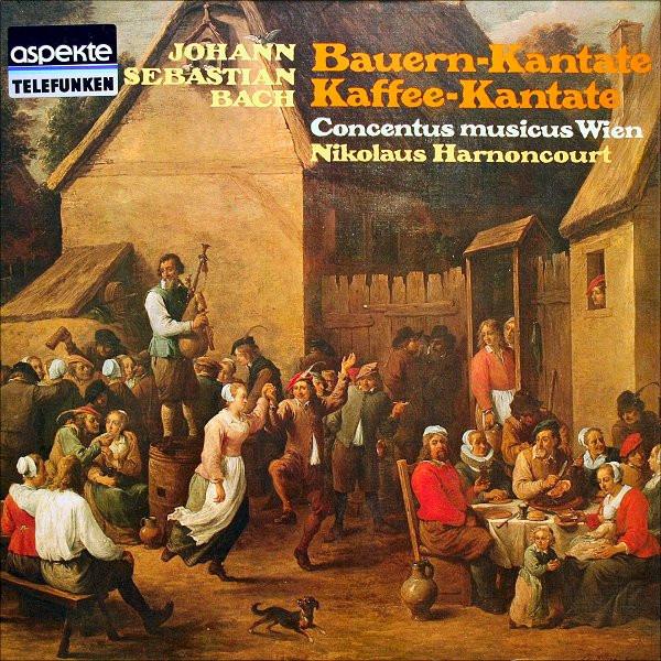 

LP Record JOHANN SEBASTIAN BACH CONCENTUS M BauernKantate KaffeeKantate 641359AH Telefunken Germany Classical Used