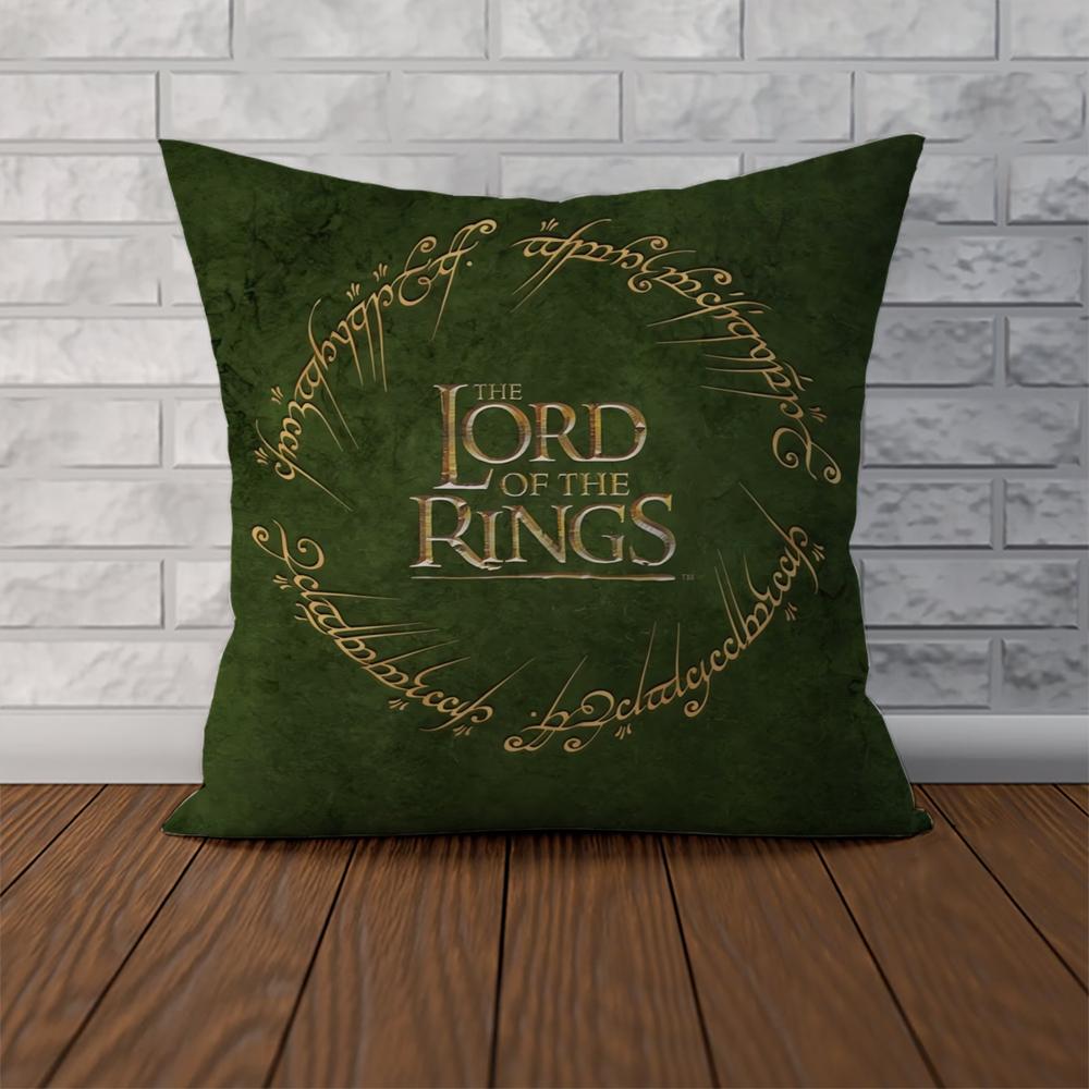 The LLord Of The Rings Pillow Case For Car Sofa Decorative Home Doublesided Print Plush Square Throw Pillow Cushion Cover