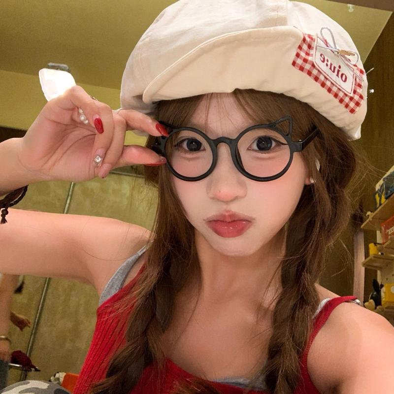 Retro Japanese Style Beret Hat Women'S Spring Summer  Large Head Size Cloud Painter Cap Breathable Baseball Cap