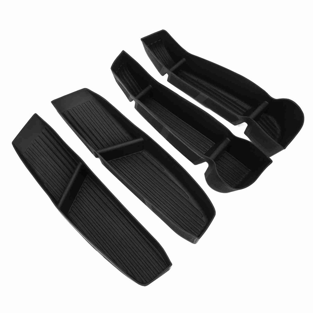 4PCS Door Side Storage Box Interior Organizer Replacement for Tesla Model Y 2020‑2023