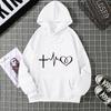 European and American hot casual versatile letters loose hooded trendy women's clothing