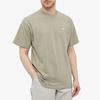 Nike Solo Swoosh Logo Solid Color Sport Crew Neck Short Sleeve T-Shirt Men Tops Light-Brown CV0559-320