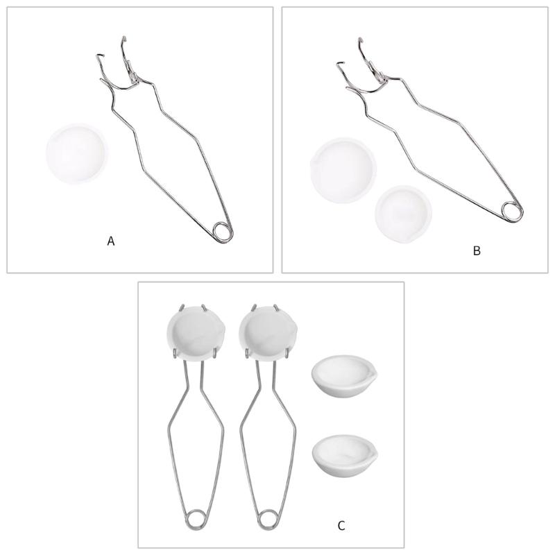 Quartz Melting Crucible Set Whip Tongs Metal Molding Supplies Gold Melting Set Small Crucible Set Suitable for Jewelry