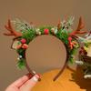 Elf Antlers Headband Santa Claus Christmas Elf Headband Christmas Headband  Party