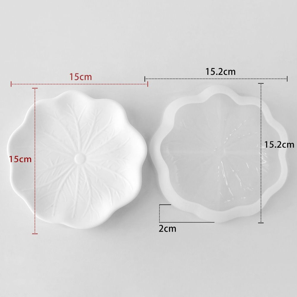 New Geometric Leaves Silicone Mold DIY Handmade Resin Molds Irregular Shape Reusable Plaster Molds Desktop Decor