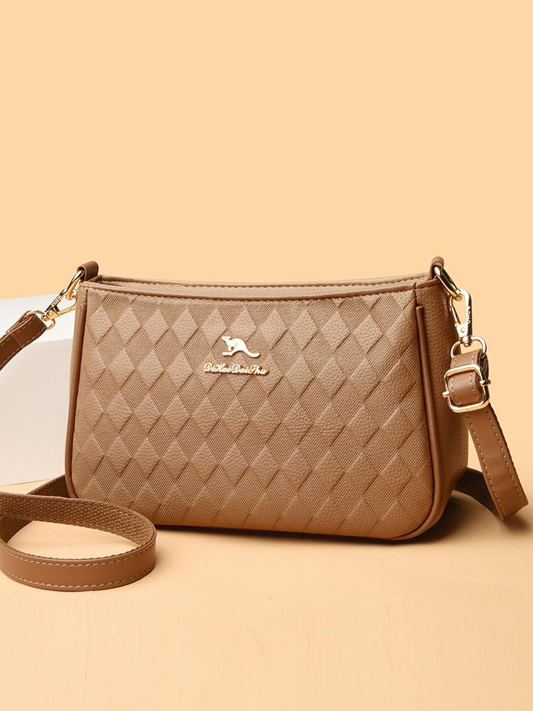 Leather Texture Mother Messenger Bag Trendy Fashion Shoulder Women'S Small Bag