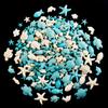 10/20/30/50pcs Ceramics Beads For Jewelry Making Supplies Ocean Animal Turtle Starfish Charm Bead Small Hole Handmade Components