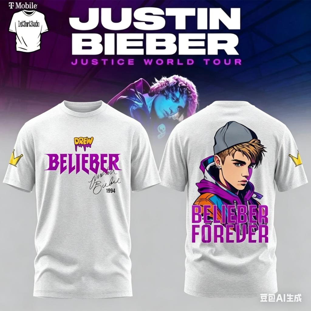 Justin Vintage Bieber Graphic TShirt Inspired Fan Tee Retro JB Shirt Streetwear Music Fan Gift Unisexs Womens Cotton Tshirt Y2K