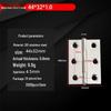 304 Stainless Steel Mini Hinges: 1-4 Inch Options for Cabinets & Wooden Boxes