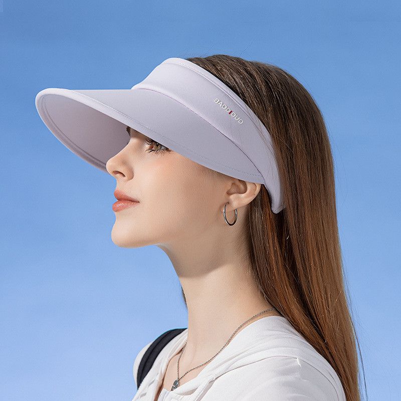 

Summer New Arrival Sun Hat Fashion All-Match Sun Protection Hat Women s Ice Silk UV Protection Air Top Hat 8236 Light purple