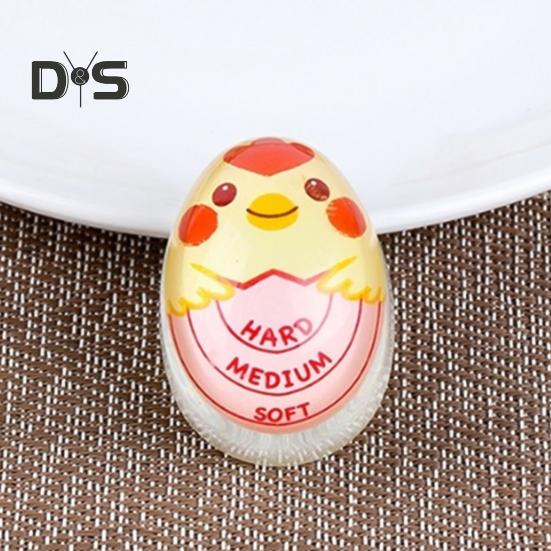 Timer sveglia senza BPA Cartone animato Comodo timer morbido per uova sode medie e dure