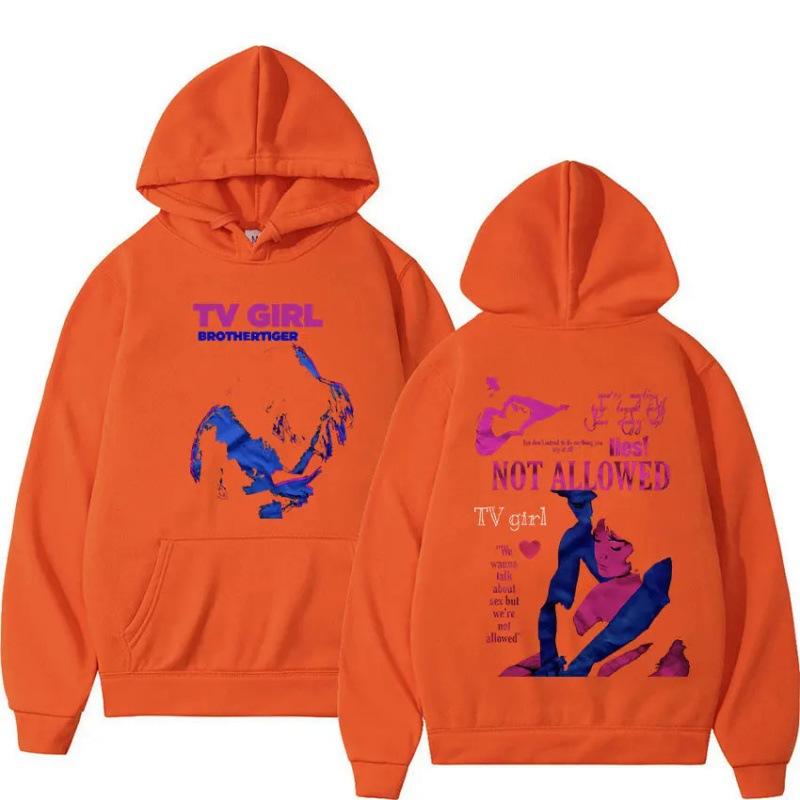 TV Dívka Grafická Mikina Unisex Módní Mikina