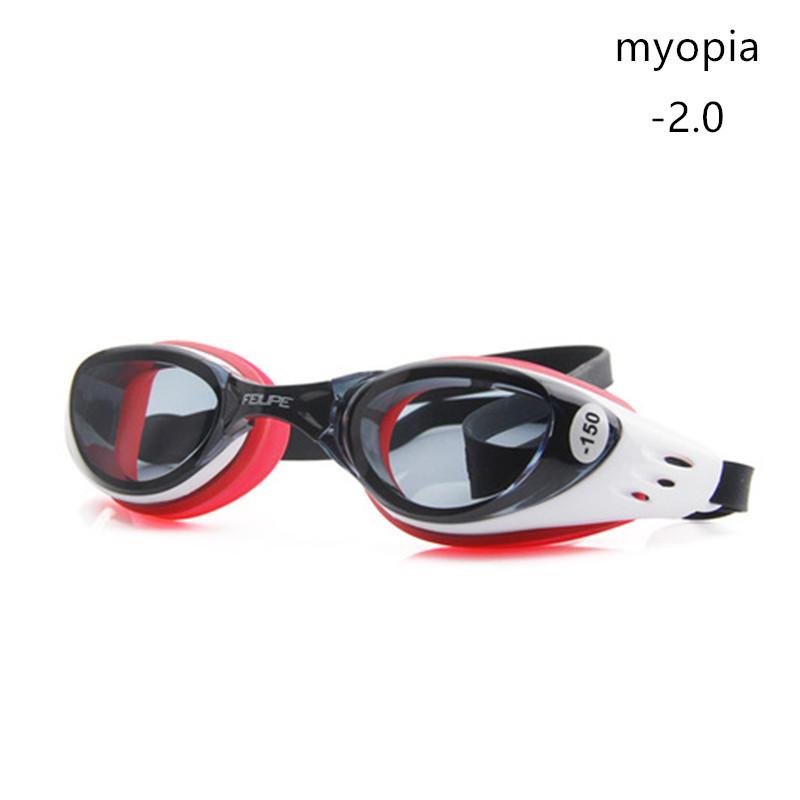 Prescription Summer Women Swimming Goggles Myopia Anti-Fog HD Silicone Diopter Diving Glasses For Men