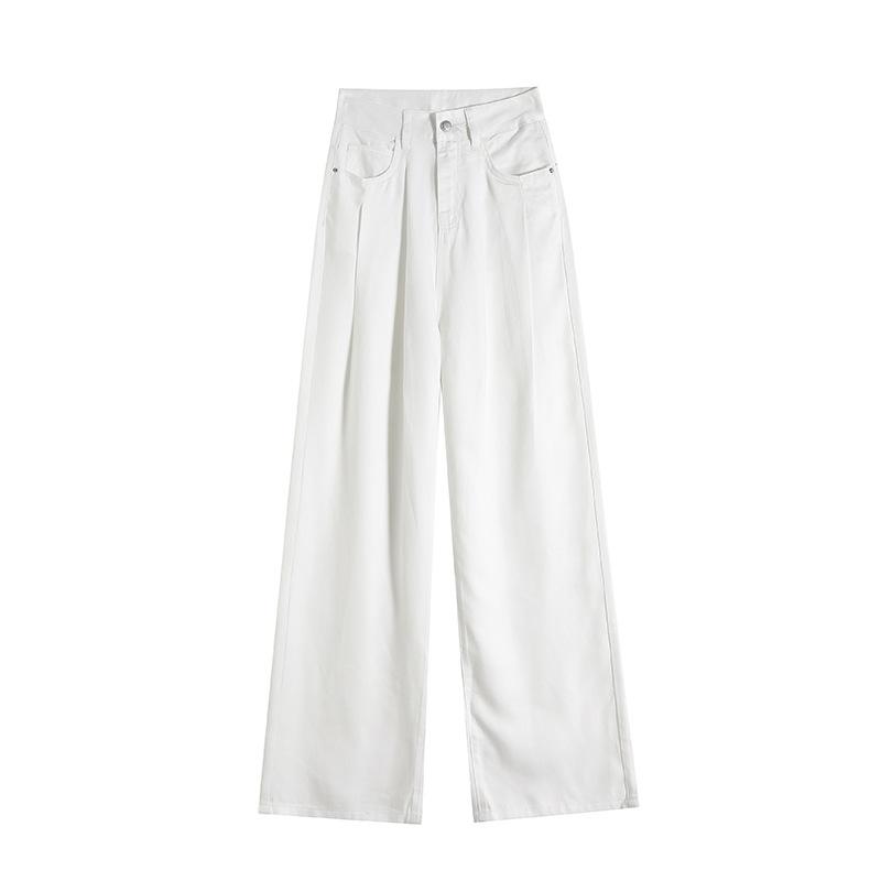 Tennis Jeans Women's Summer Wide-leg Pants Women's Summer High Waist Loose Wide-leg Jeans Women's Pants Women's Slim