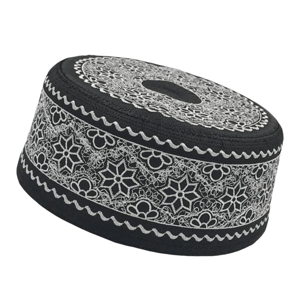 Embroidered Design Embroidered Kufi Hat Traditional Kufi Cap For Weddings