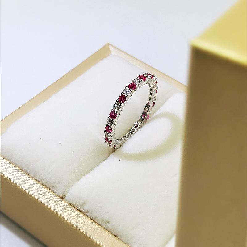 Over 120 Styles Korean style zircon diamond ring women's 925 sterling silver spring and summer niche light luxury high-end index finger ring open ring