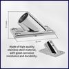 22/25mm Tube Pipe Base 45° Marine 316 Stainless Steel Rectangular Base Handrail Fittings Accessories Boat Hardware
