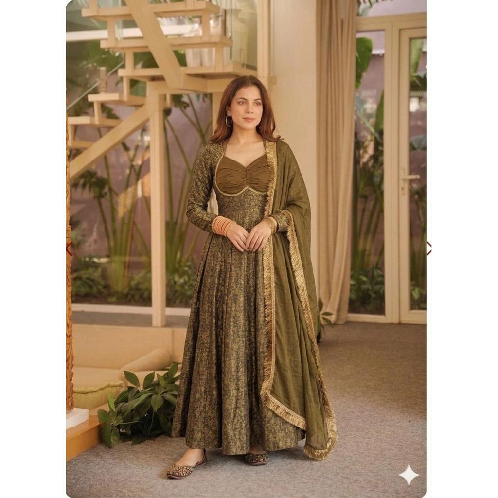 Anarkali Salwar Kameez Indisch Pakistanisch Party Hochzeit Tragen Gown Anzug Kleid