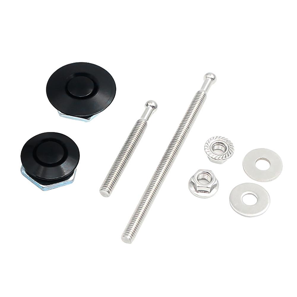 Push Button Lock Clip Kit Aluminum Alloy Engine Bonnets Lock 1.25 Inch Engine Hood Lock Automible Universal Parts