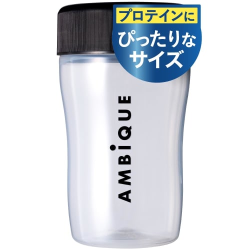 

AMBiQUE Protein Shaker Bottle, Polypropylene, Translucent (Clear, 350ml)