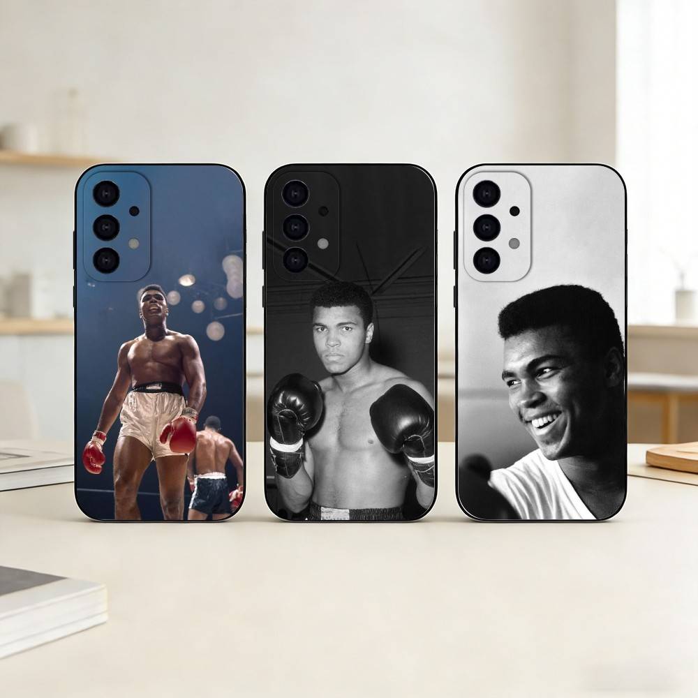 M-muhammad ali inspirational Phone Case For Samsung S25,S24,S21,S22,S23,S30,Ultra,S20,Plus,Fe,Lite Black Shell