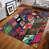 Japanese Comics Grid Print Carpet for Living Room Bedroom Bedside Sofa Floor Mat Modern Home Decor Large Size for Gifts