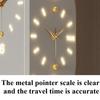 Corner Wall Clocks Creative Light Luxury Wall Clock Hanging Silent Design Nordic Clocks Morden Living Room Decorations
