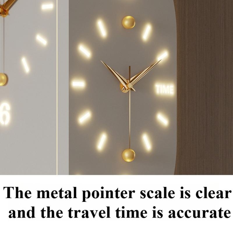 Corner Wall Clocks Creative Light Luxury Wall Clock Hanging Silent Design Nordic Clocks Morden Living Room Decorations