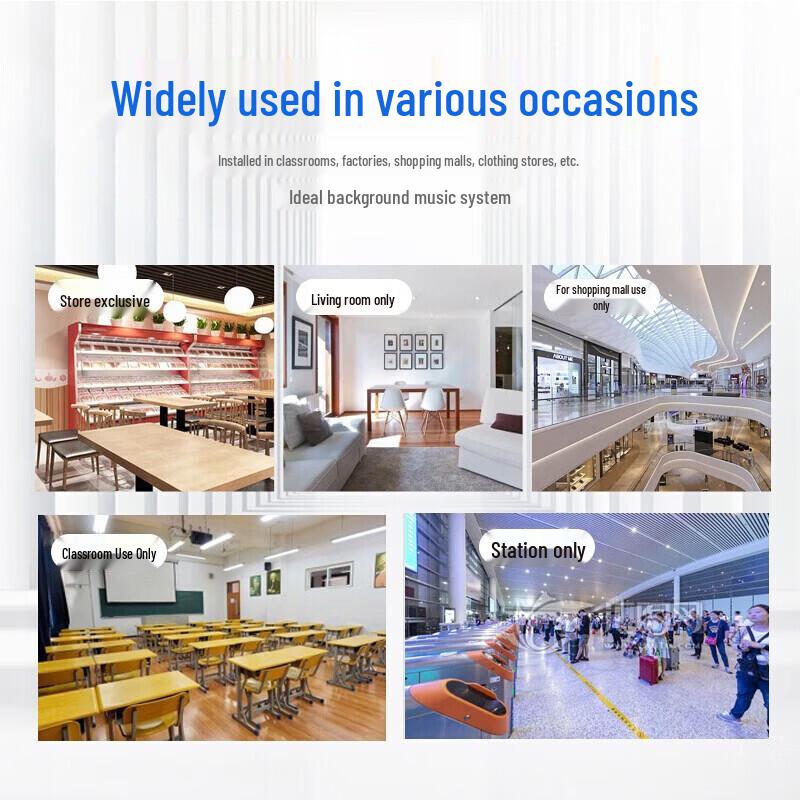 SAST Wireless Bluetooth Public Address & Background Music System CN Plug (adapter Included)