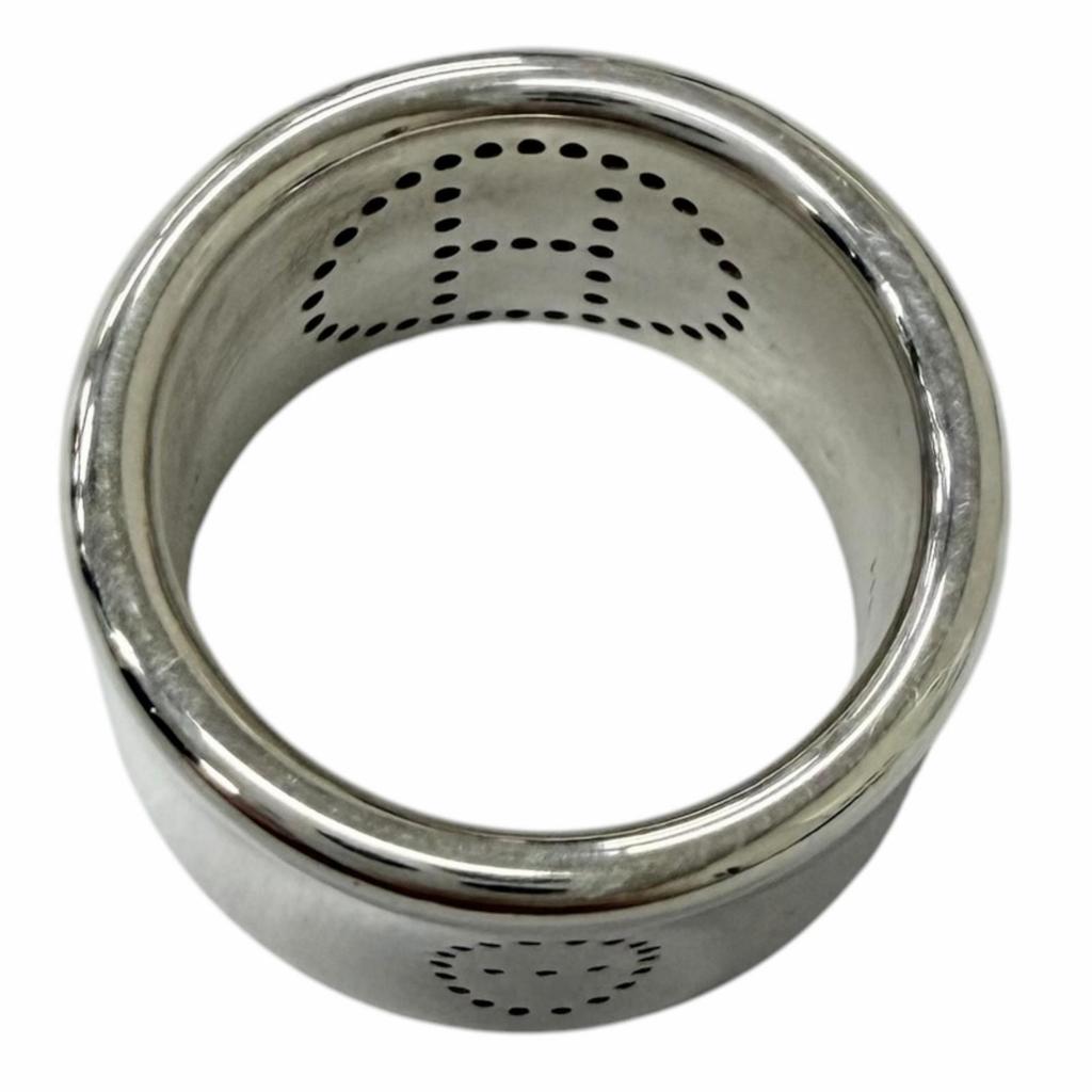 Excellent HERMES Ring Ring Eclipse Luban Silver AG925 Women 46 Used
