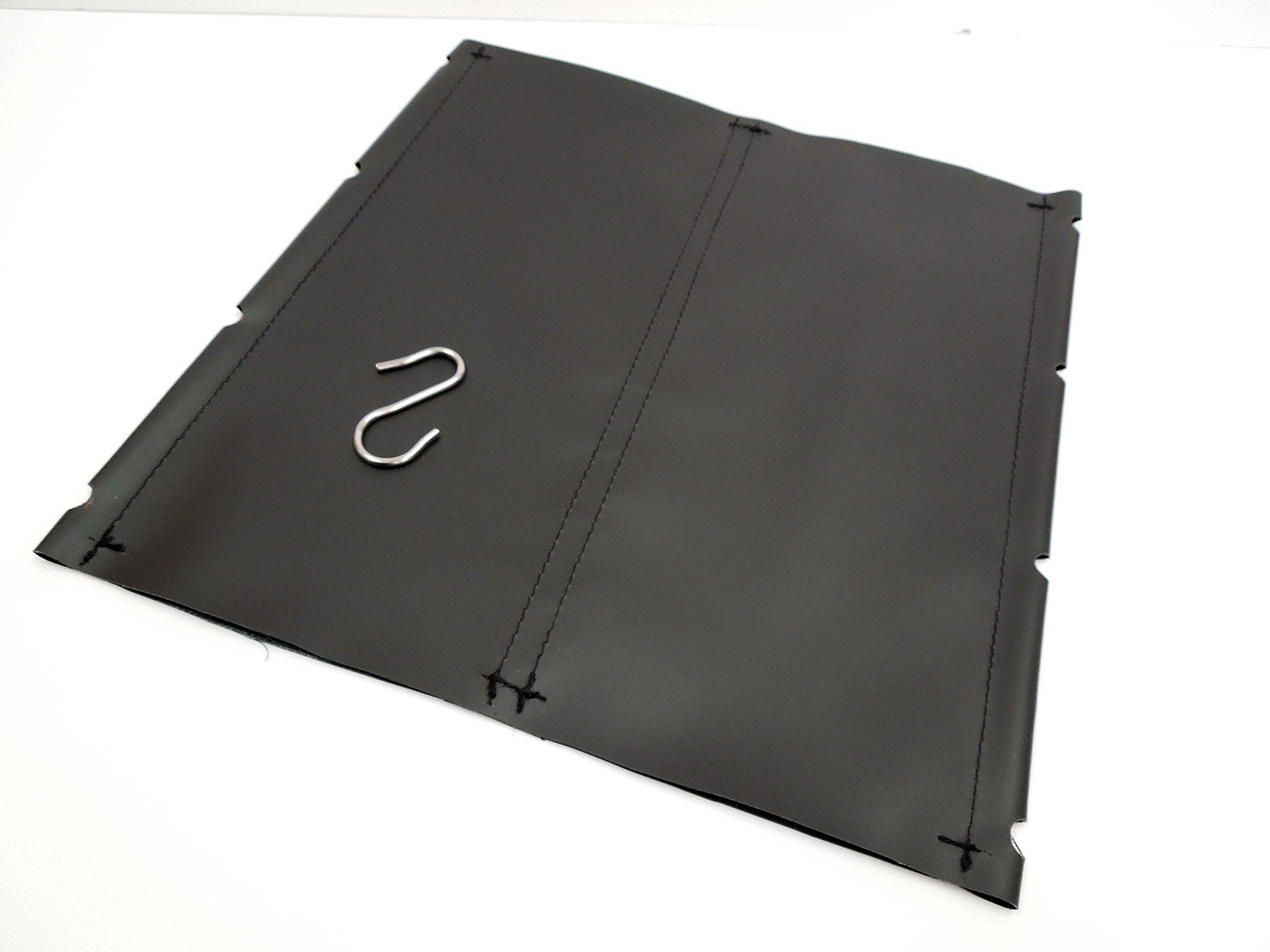 

MAMEDEN RECARO Compatible Pirelli Mat Rubber Mats for Repair Underpads, (4-Hole/Short) чёрный