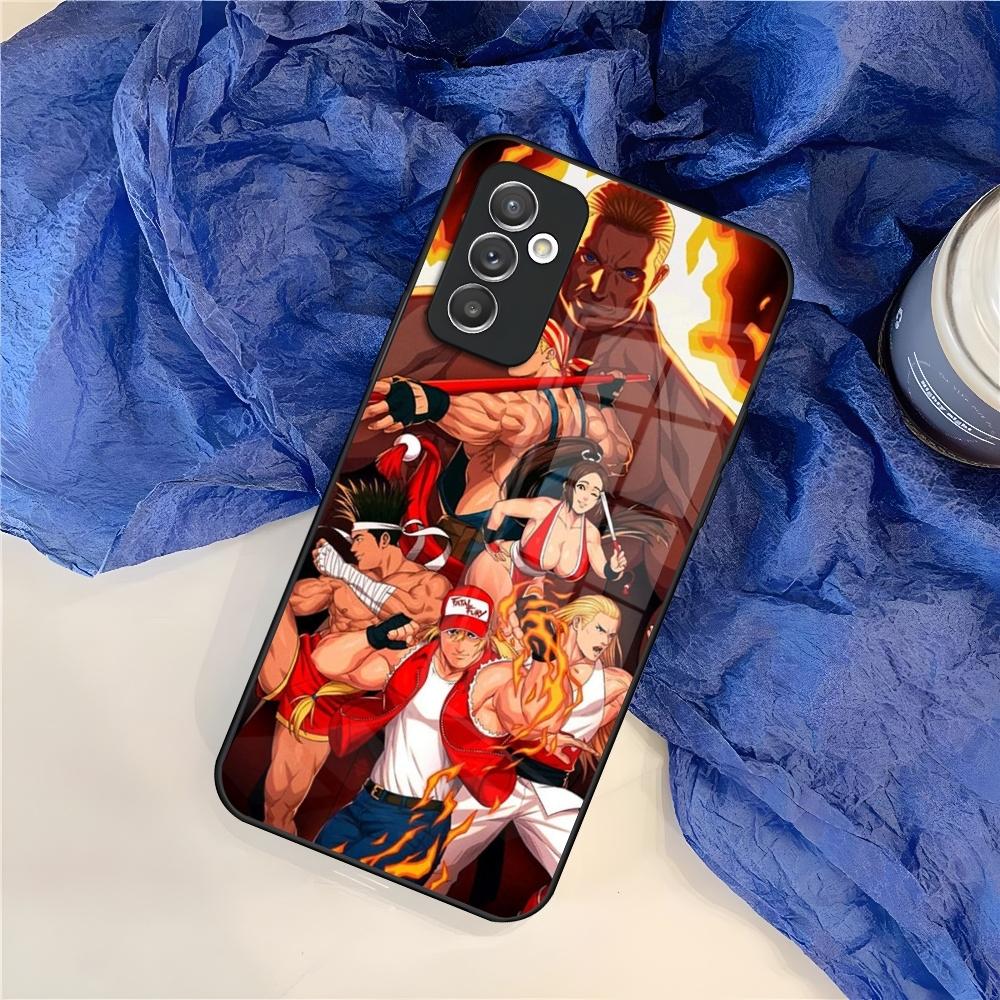 Game S-Street F-Fighter Phone Case for Samsung S25 S24 S30 S21 S23 S20 S22 Fe S10 E S9 Note 20 Pro Ultra Plus glass Cover