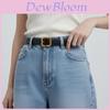 Womens Fashion Leather Belt With Alloy Buckle For Casual And Office Wear