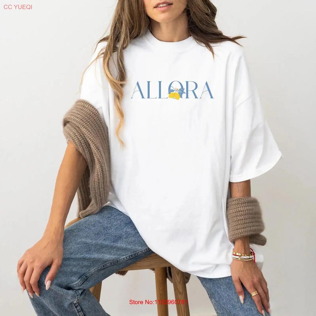 Lemon Mediterranean Style Fashion Summer T Shirt Citrus Casual Wear Vacation Outfit Sweet Life Italian Phrase Crew Vintage
