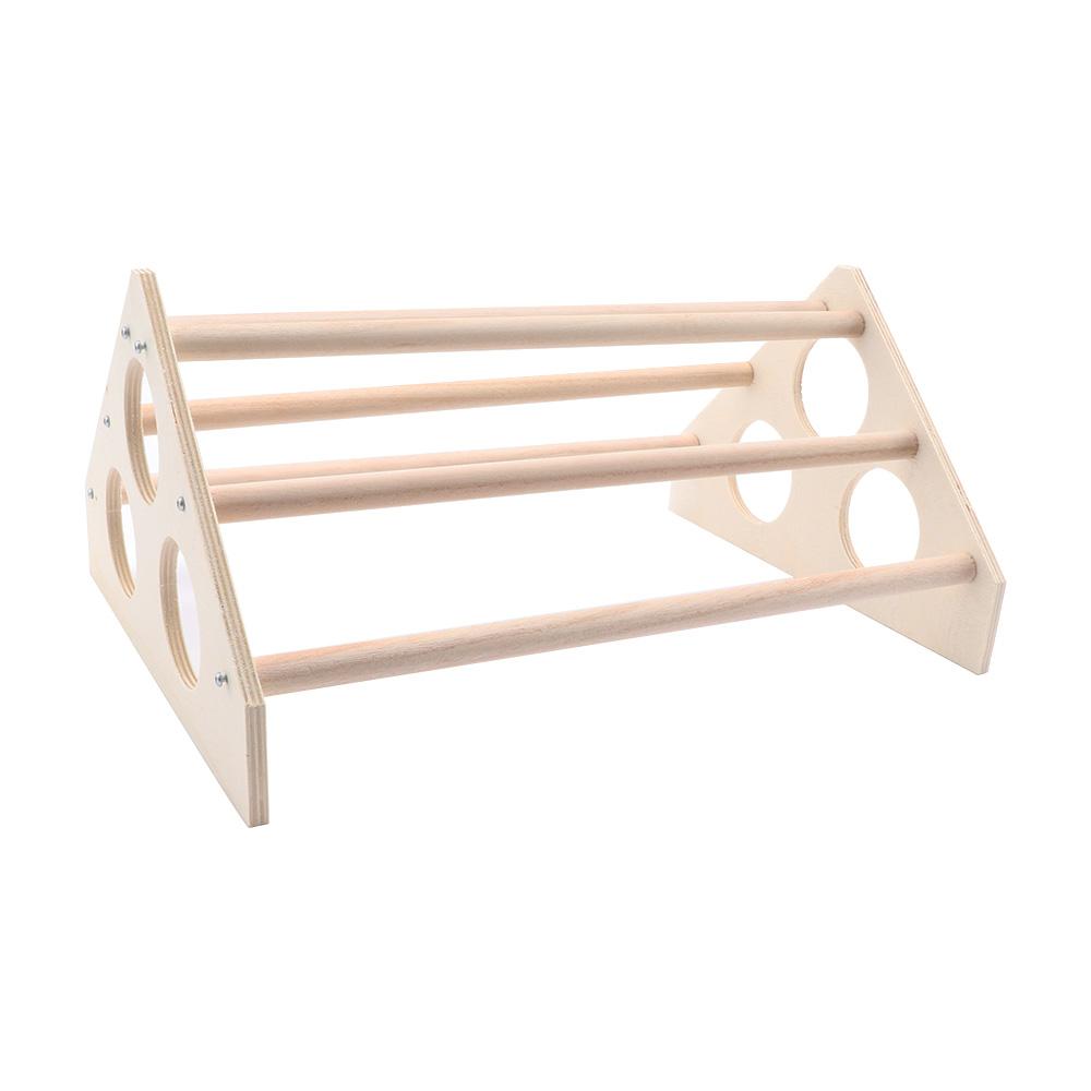 Ducks Goose Roosting Ladder Trainning Wooden Chicken Perch Parrot Swing Bird Stand Chick Roost Bar