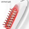 Pieptene de masaj cu microcurent EMS 3.7W Dispozitiv pentru îngrijirea părului și a scalpului RF Îngrijirea părului Meridian Pieptene electric de masaj 130 * 59 * 30mm