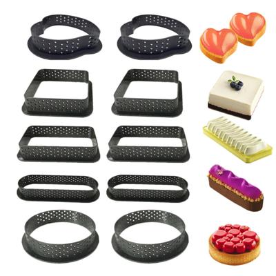 Durevole contatto alimentare grado fai da te stili multipli mousse francese torta anello taglierina stampo per torta forniture per la casa stampo per crostata