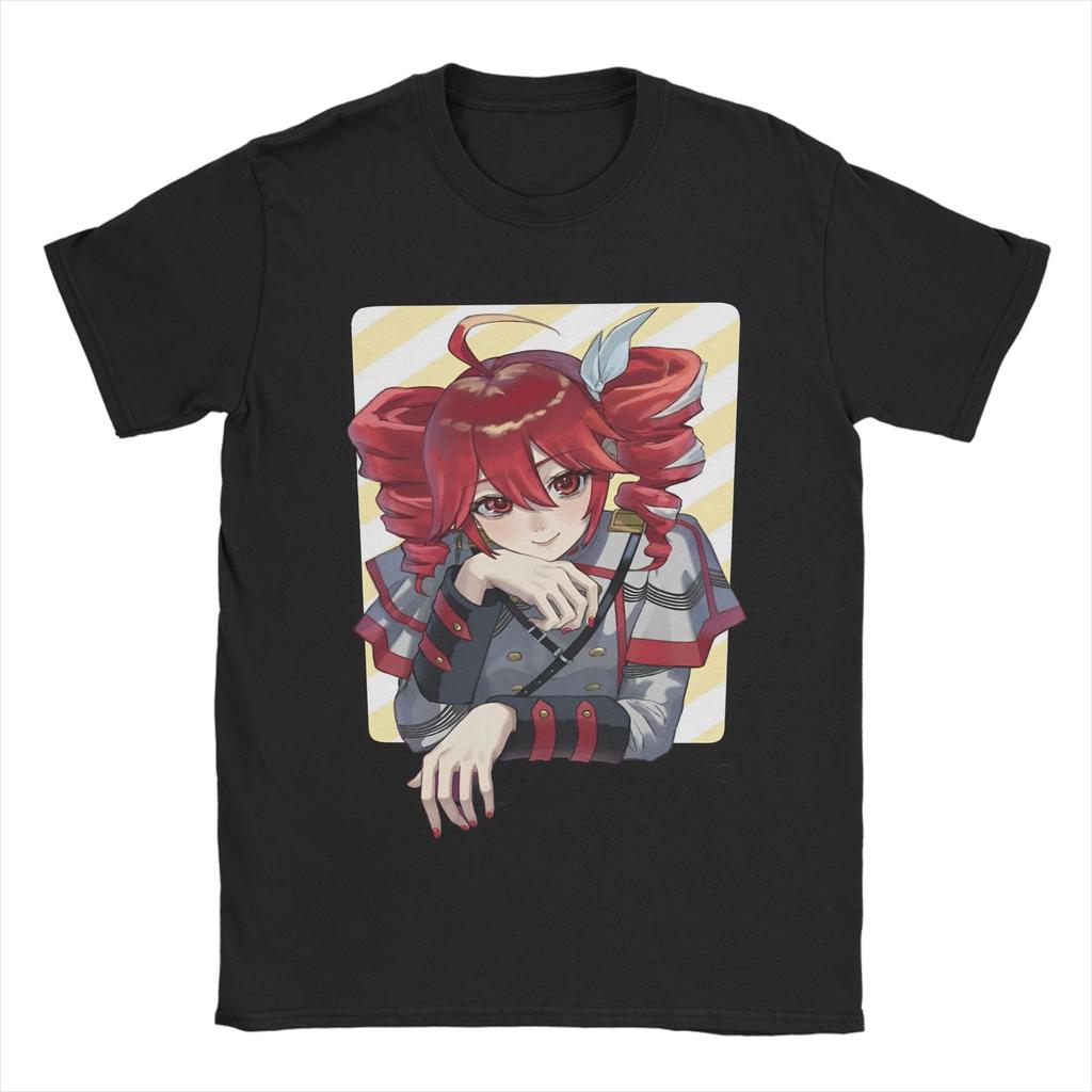 Unisex Unisexs Kasane Teto Cartoon Anime T-Shirt Virtuelle Idole 100% Baumwolle Oberteile Einzigartig Kurzarm Rundhals T-Shirts Geschenk T-Shirt