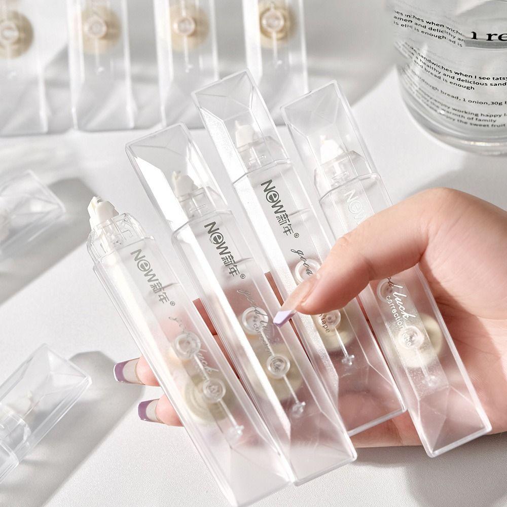 5pcs/Set Large Capacity Correction Tape Smooth Student Alteration Tape Coating Tape School Supplies