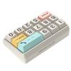 Temporary Parking Card Keyboard Shape Cellphone Number Plate Car Dashboard Telephone Number Plate Car Interior Accessory