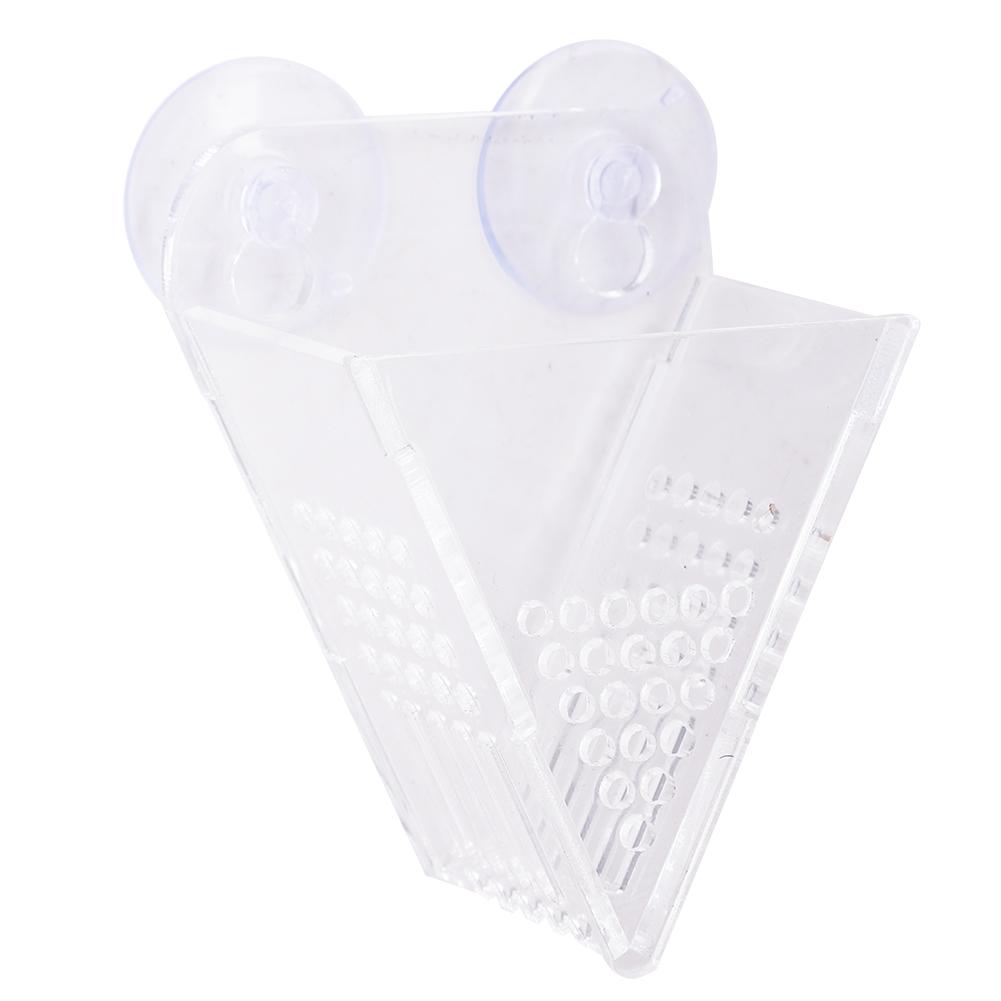 Multifunction Aquarium Acrylic Red Worm Brine Shrimp Feeder Fish Feeding Cup with Suckers